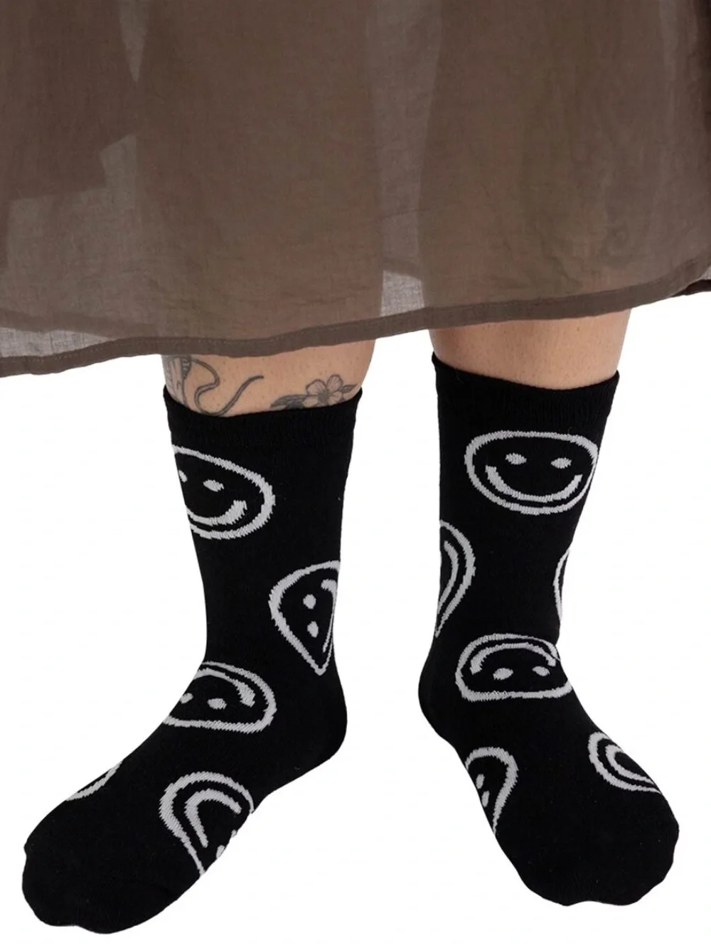 BUNDLE SET OF (2) BAGGU SOCKS SMILEY & STRIPE